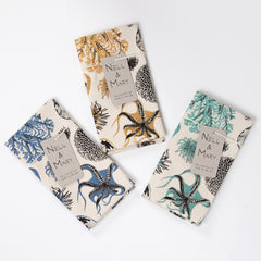 Oceanic Tea Towel - Cobalt