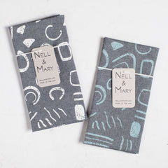 Swerves Chambray Tea Towel - White