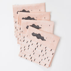 Clouds Napkins - Shell
