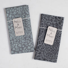 Matchsticks Chambray Tea Towel - Black