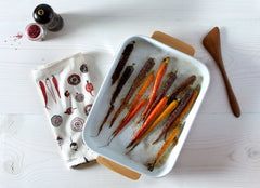 Root Vegetable Tea Towel - Beet