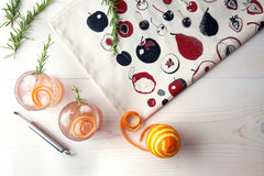 Northern Fruit Tea Towel - Beet