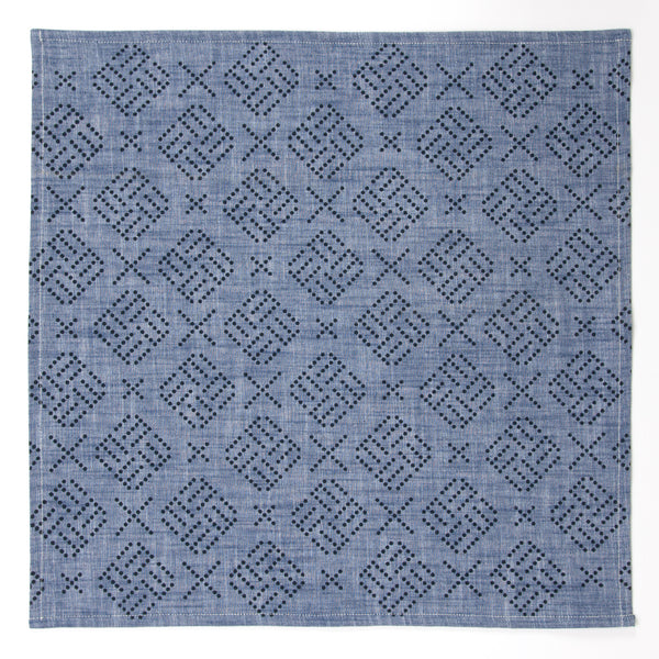 Geo Dot Napkins - Indigo
