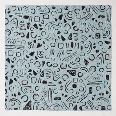 Swerves Napkin Set - Hand Dyed Seafoam