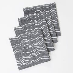 Wave Napkins - Gray