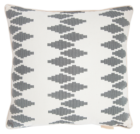 Patagonia Pillow - Natural with Blue 20" x 20"