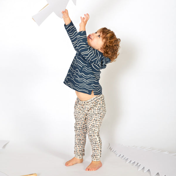 Rain Harem Pant - Natural with Sunrise