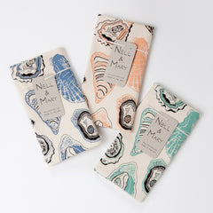 Oyster Tea Towel - Aloe